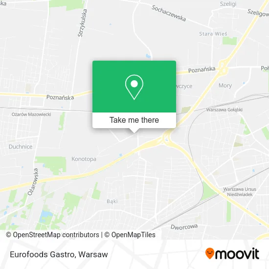 Карта Eurofoods Gastro