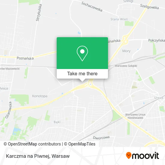 Карта Karczma na Piwnej