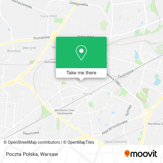 Poczta Polska map