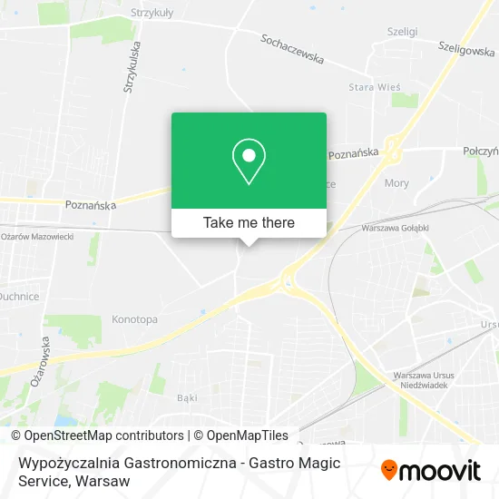 Wypożyczalnia Gastronomiczna - Gastro Magic Service map