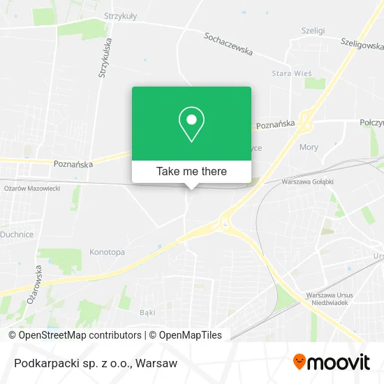 Podkarpacki sp. z o.o. map