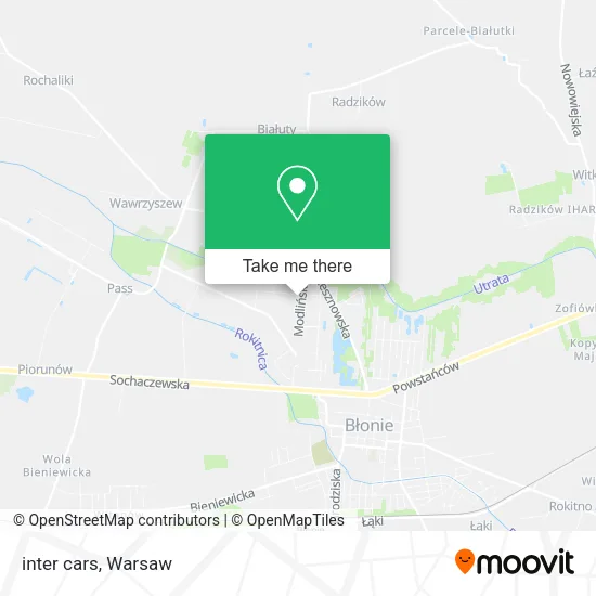 inter cars map