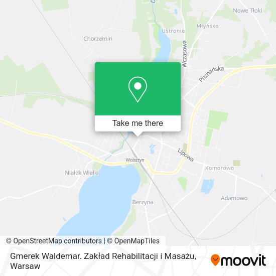 Gmerek Waldemar. Zakład Rehabilitacji i Masażu map