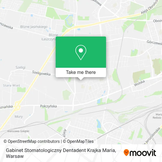 Gabinet Stomatologiczny Dentadent Krajka Maria map