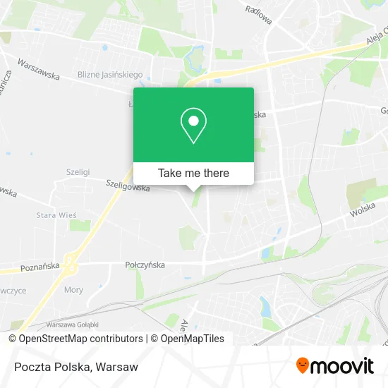 Poczta Polska map