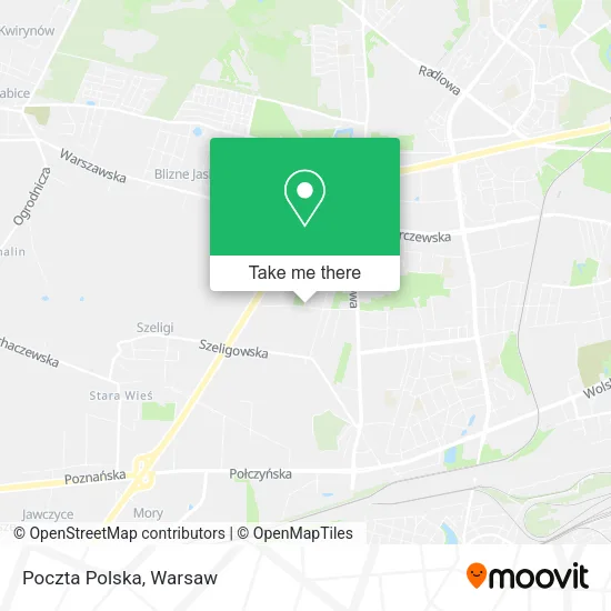 Poczta Polska map