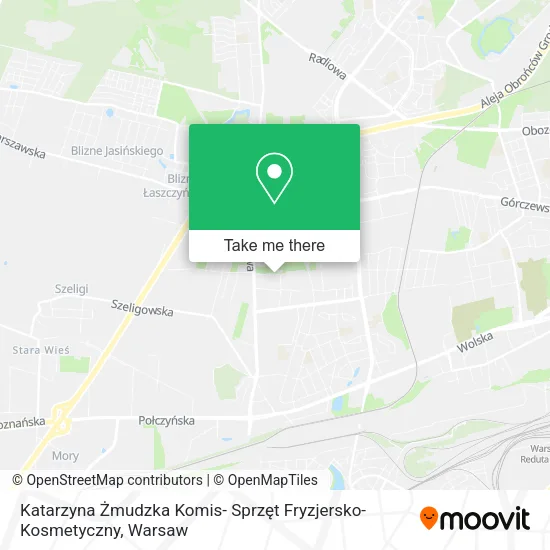 Katarzyna Żmudzka Komis- Sprzęt Fryzjersko-Kosmetyczny map