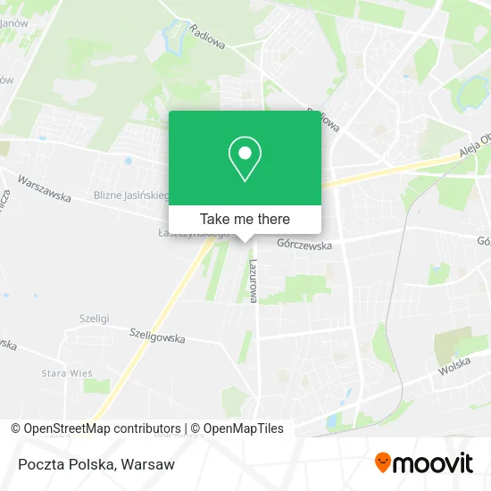 Poczta Polska map