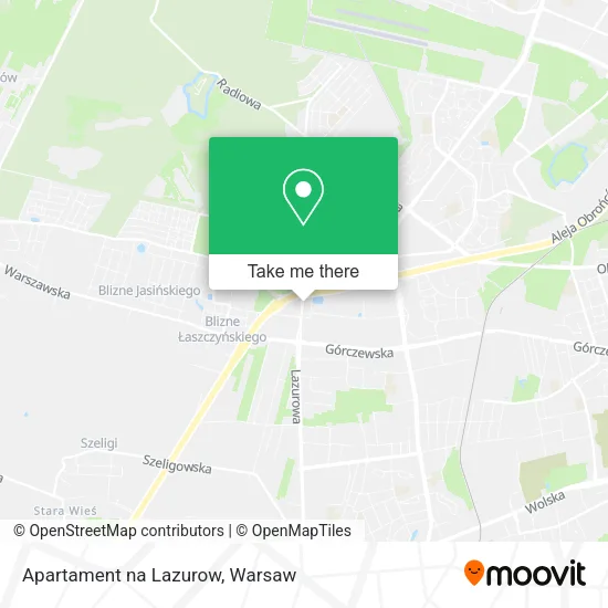 Apartament na Lazurow map