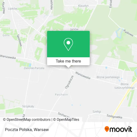 Карта Poczta Polska
