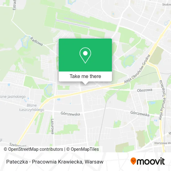Pateczka - Pracownia Krawiecka map
