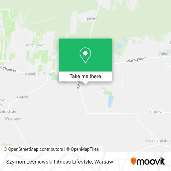 Szymon Leśniewski Fitness Lifestyle map
