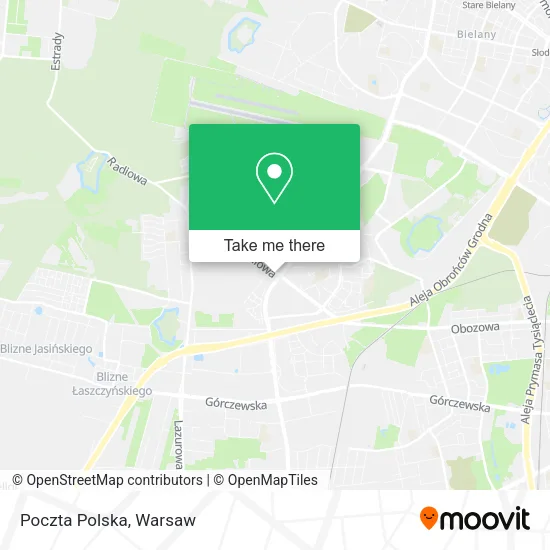 Poczta Polska map