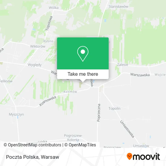 Poczta Polska map