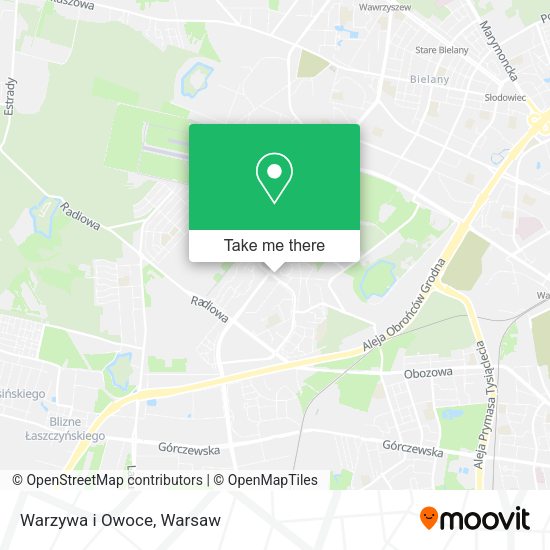 Warzywa i Owoce map