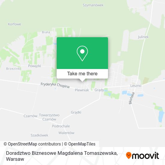 Doradztwo Biznesowe Magdalena Tomaszewska map