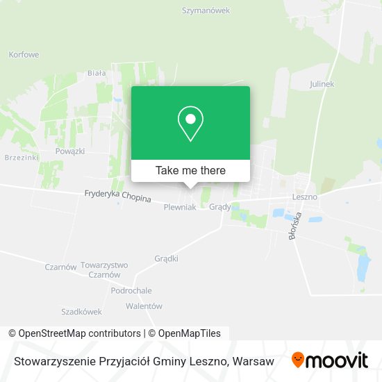 Stowarzyszenie Przyjaciół Gminy Leszno map