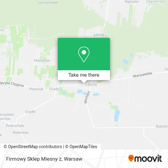 Firmowy Sklep Miesny z map