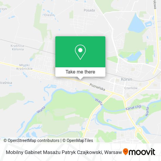 Mobilny Gabinet Masażu Patryk Czajkowski map