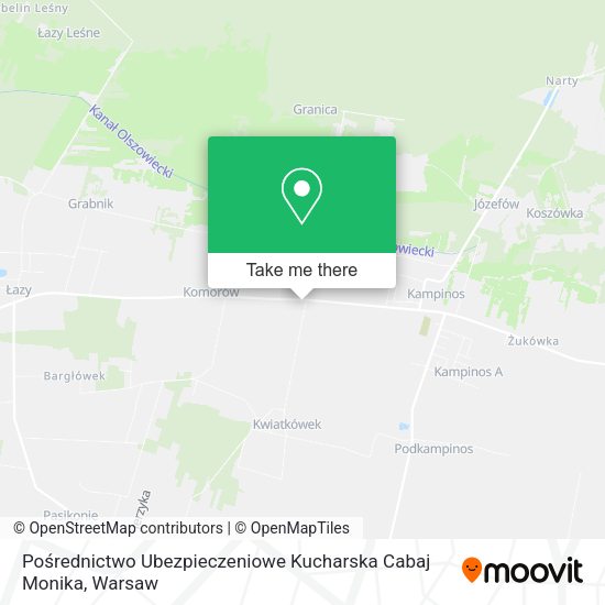 Pośrednictwo Ubezpieczeniowe Kucharska Cabaj Monika map