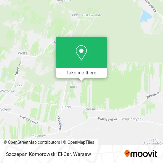 Szczepan Komorowski El-Car map