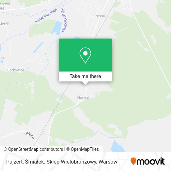 Pajzert, Śmiałek. Sklep Wielobranżowy map