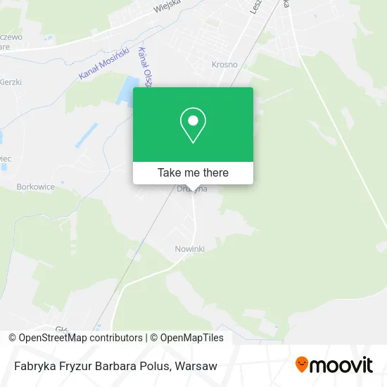 Карта Fabryka Fryzur Barbara Polus