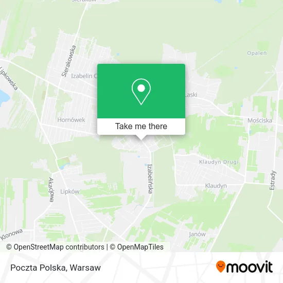 Карта Poczta Polska