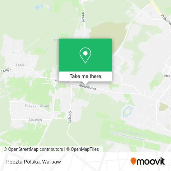 Карта Poczta Polska