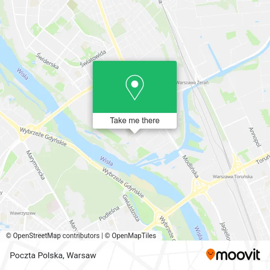 Poczta Polska map