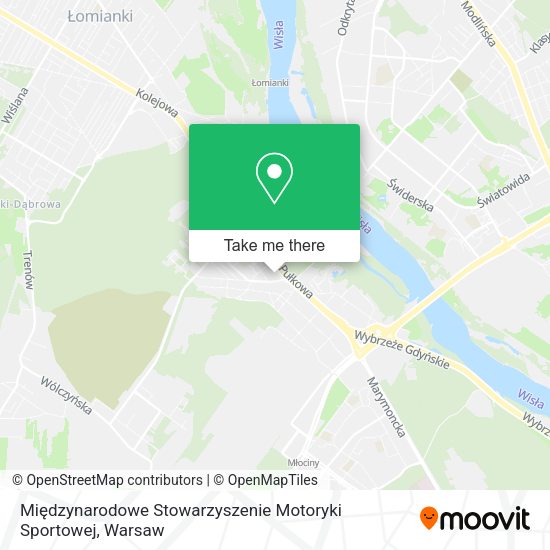 Карта Międzynarodowe Stowarzyszenie Motoryki Sportowej