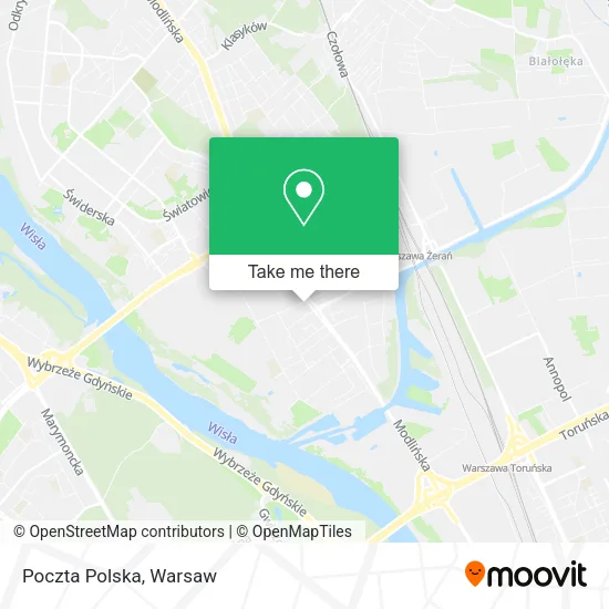 Poczta Polska map