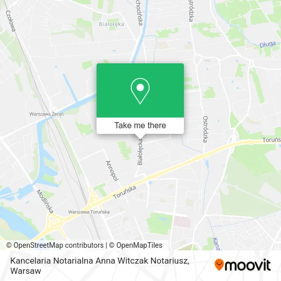 Kancelaria Notarialna Anna Witczak Notariusz map