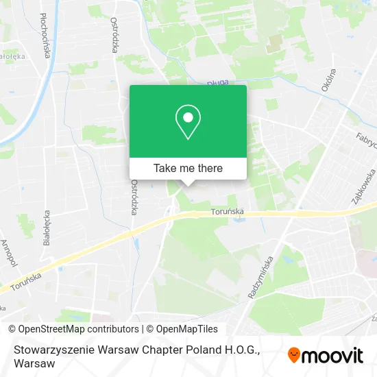 Stowarzyszenie Warsaw Chapter Poland H.O.G. map