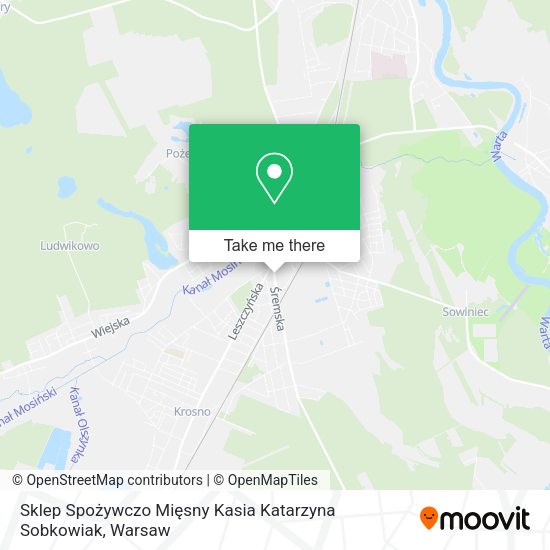 Sklep Spożywczo Mięsny Kasia Katarzyna Sobkowiak map