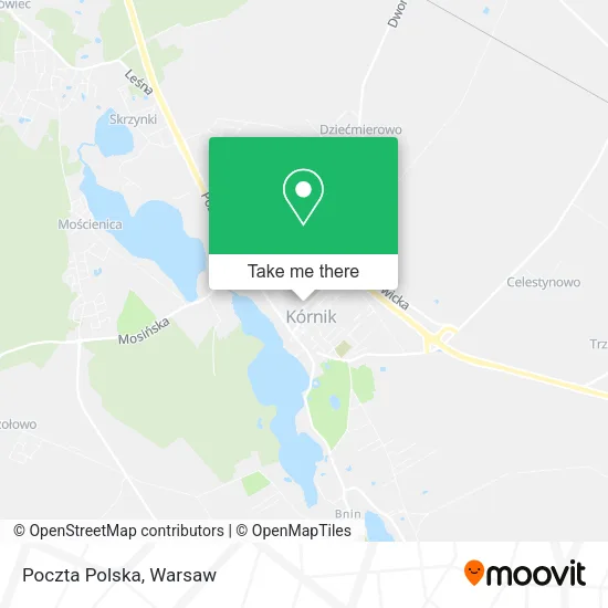 Poczta Polska map