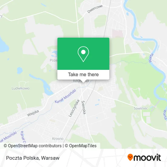 Poczta Polska map