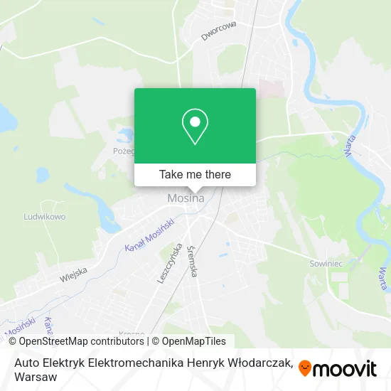 Auto Elektryk Elektromechanika Henryk Włodarczak map