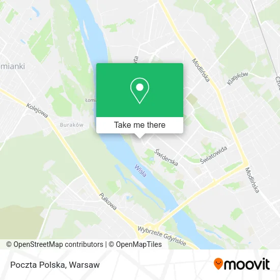 Poczta Polska map