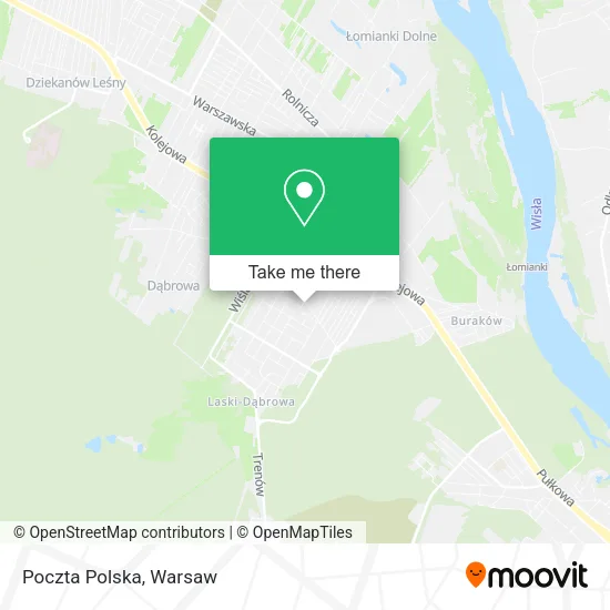 Poczta Polska map