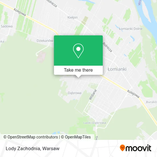 Lody Zachodnia map