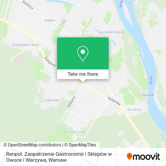 Renpol. Zaopatrzenie Gastronomii i Sklepów w Owoce i Warzywa map