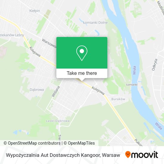 Карта Wypożyczalnia Aut Dostawczych Kangoor