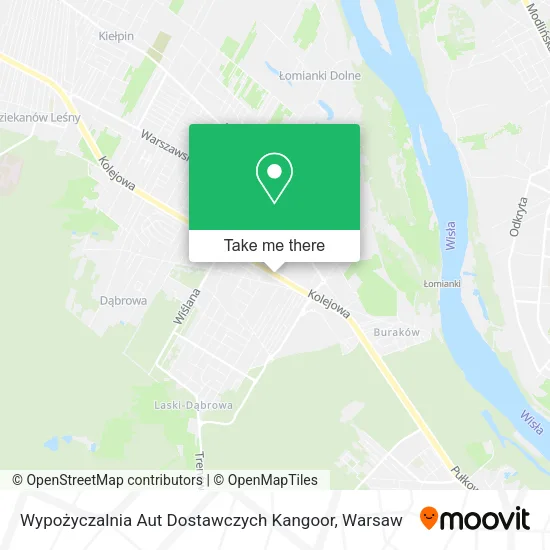 Wypożyczalnia Aut Dostawczych Kangoor map