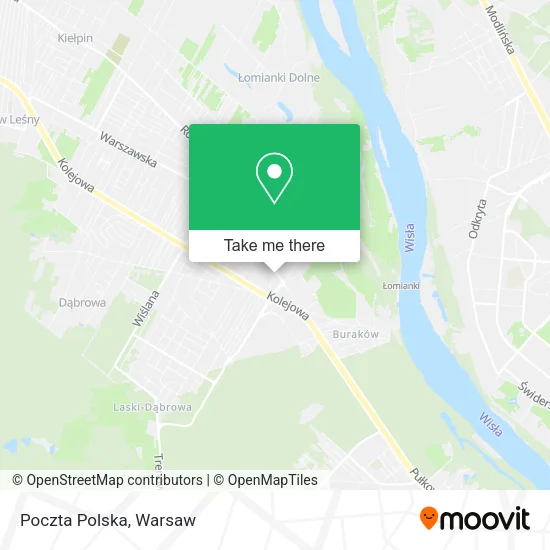 Poczta Polska map