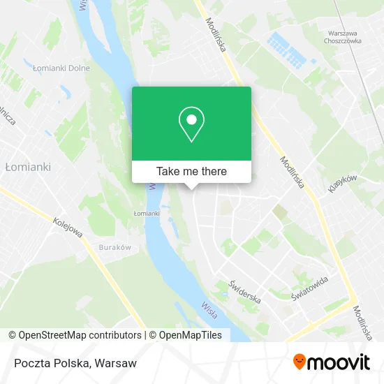 Poczta Polska map