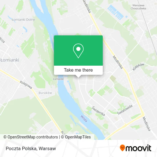 Poczta Polska map
