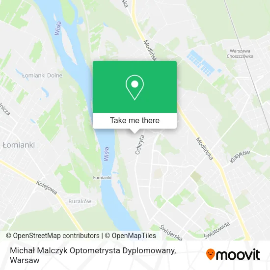 Карта Michał Malczyk Optometrysta Dyplomowany