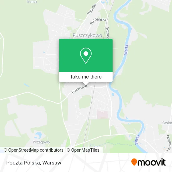Poczta Polska map