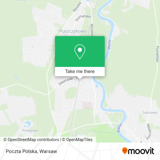 Poczta Polska map